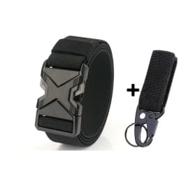 New Quick Release Metal Pluggable Buckle Tactical Belt Breathable Elastic Military Belts For Men Stretch Pants Waistband Hunting