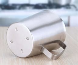304 Stainless Steel Measuring Liquid Measuring Cups Cup with Inner Scale Design Kitchen Scale Cup Pull Flower Cup Kitchen Tools