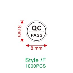 1000pcs new round 8/10mm rectangular 11X6mm computer /Ipad/ Electronics warranty label Fragile seal sticker can be customized
