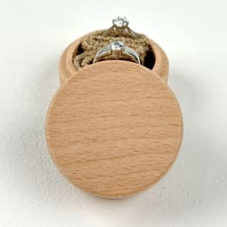 Free Personalized Engagement Ring Box Wooden Ring Box for Wedding Custom Proposal Engraved Ring Bearer Anniversary Gifts for Her