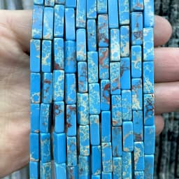 4*13MM Natural Stone Square Aventurine Tiger Eye Agates Crystal Jades Spacer Beads For Jewelry Making DIY Bracelet Accessories
