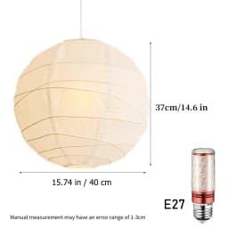 Noguchi Rice Paper Pendant Light for Home Decor Minimalist Japanese Paper Hanging Lamps for Living Room Home Decor Hanging Light