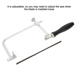Adjustable Mini Hand Saw U Shape Jeweler's Sawbow Steel Hacksaw Spirals Saw Blade Kit DIY Hand Tool Jewelry Woodwork Craft Tools
