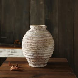Retro Nostalgic Rough Clay Pottery Vase 21.5CM High Vasen Room Decoration Vases Vintage Handmade Style Home Decor Items
