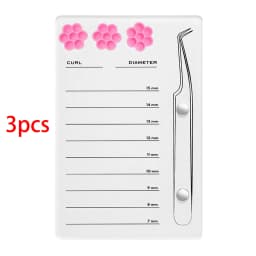 Eyelash Extension Scale Holder Magnetic Acrylic Lash Board With Glue Pallet Cup False Eyelashes Pad Lash Makeup Tools Wholesale