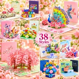 3D Pop UP Lovely Card for Beloved Mom Friend Gift Birthday Anniversary Wedding Invitation Mothers Day Greeting Thank You Cards