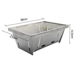 Lohascamping Lightweight Camping Folding Multifunctional IGT Table Roll Brazier Table Adjustable Leg Desktop Burner BBQ Table