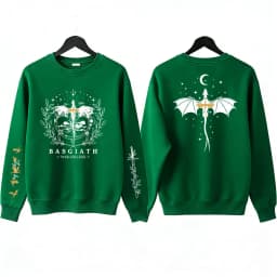 Basgiath War College 2-Sided Sweatshirt Xaden Fourth Wing Clothing Dragon Rider Violet Sorrengail Riders Men Women Fashion Tops