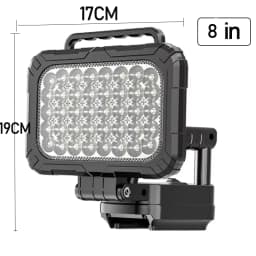 For Makita LED Working Light Lantern 18V Li-ion Battery Emergency Lamp Flashlight Torch Spotlight With Dual USB Camping Lighting