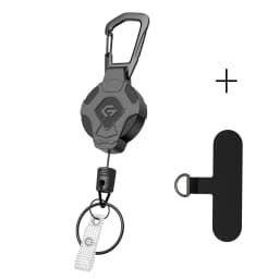 GITFOS Retractable Keychain with Phone Clip and Retractable Rope Key Ring