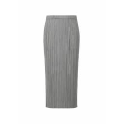 Miyake Pleated Hip Hugging Slim Half Skirt Summer 2025 Elastic Waist Pleated Straight Tube Half Skirt Versatile for Commuting
