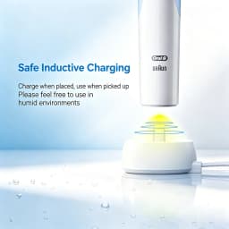 Oral-B D12 Electric Toothbrush Full Waterproof Body Anti-Slip Grip Deep Clean Comes With 8 Brush Heads For Up To 2 Years Of Use