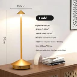 GGbingo Type-C Rechargeable Table Lamp Creative Touch Led Light Coffee Room Decor Table Lamp Lampada Decorative Desk Lamp