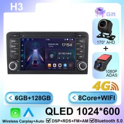 Car Radio For Audi A3 8P 2003-2011 S3 RS3 Sportback Multimedia GPS Autoradio Player Wireless Carplay Android Auto Head Unit 2din