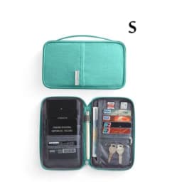Women Multi-Function Waterproof Travel Passport Holder Cover Case Pink Bags Family Document Organizer Travel Accessories Bag
