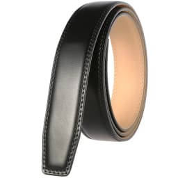 30mm 31mm Width Belt No Buckle For Men Black Coffee Men's Business Cow Leather Ratchet Belts Strap Without Buckles