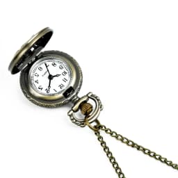 Bronze Delicate Deer Clamshell Pocket Watch Necklace Small Pocket Watch Gift Pocket Cheap Children's Toys