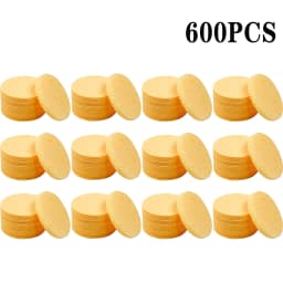 50-1000PCS Compressed Facial Sponge Strong Absorbent Cleansing Pads Latex Free Exfoliating Makeup Sponge Skin Care Sponge