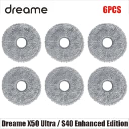 Dreame X50 Ultra / S40 Enhanced Edition Vacuum Parts Main Roller Side Brush Hepa Filter Mop Cloth Dust Bag