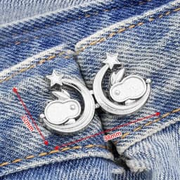 Clothing Accessories Waist Closing Button Metal Pins Removable Tighten Waist Button Adjustable Jeans Ornaments Waist Clip Women