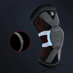 1PC Adjustable Knee Brace Open Patella Knee Support for Men Women Breathable Knee Wrap for Sports Running Fitness