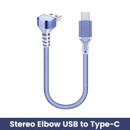 10CM 20CM Short Elbow USB C Cable 60W USB A To Type C Fast Charging Cable for iphone 15 16 Huawei Samsung Xiaomi Power Bank Cord