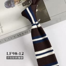 Striped Knitted Neckties For Men Narrow Retro Knitting Neck Tie Korean Style Casual Cravat Shirts Accessories Suit Neckwear