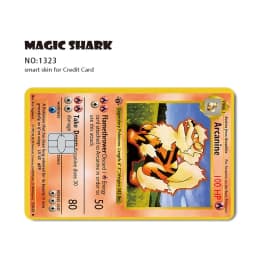 2026 New Charizard Blastoise Bulbasaur Eevee Metwo Sticker Film Skin Cover for Credit Debit Card