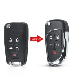 KEYYOU New 1pcs For Chevrolet Cruze for OPEL Insignia Astra Zafira Mokka Agila Corsa Meriva Signum Tigra Mando Modified Car Key