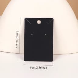 50pc 6x9cm Self-adhesive Plastic Cello Bag Earrings Display Necklaces KeyChain Cards for DIY Making Cardboard Jewelry Packaging