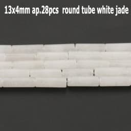 44 Types White Chalcedony Jade Agate Bead Natural Stone Rondelle Cube Faceted Loose Beads for Jewelry Making Bracelets Accessory