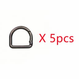 5-30pcs D-Shape Openable Spring Ring Bag Strap Buckle Keyring Dog Chain Snap Clasp and Carabiner for Handbag