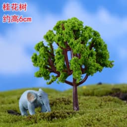 Mini Tree Fairy Garden Miniatures Micro Landscape Resin Crafts Bonsai Figurine Garden Terrarium Accessories Supply