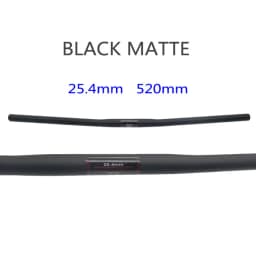 25.4 Full Carbon Handlebar Folding Bike Horizontal Handle Bar 400-700MM One-Shaped Ultralight Bicycle Straight Handlebar