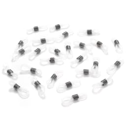 50Pcs Eyeglasses Ear Hook Connector Spectacles Chain Glasses Retainer Ends Rope Cord Holder Strap Retainer End Loop Findings
