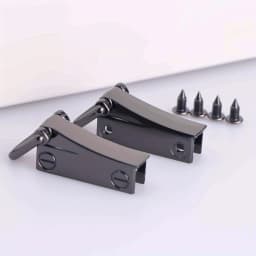 2pcs Metal Side Clip Bag Buckle Bag Connector Clip Purse Hardware Suspension Connector Buckle Detachable with D Ring