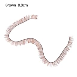 5Pcs 20cm 3 Colors Eye Lash DIY Kids Doll False Eyelashes Dolls Accessories Black Brown Tawny Children Toy Decoration