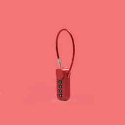 4 Digit Combination Code Number Lock With Spring Coil Wire Rope For Luggage Zipper Bag Backpack Suitcase Drawer Locks