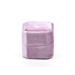 Octagonal Velvet Ring Box Single Double Three Slot Wedding Engagement Ring Box Earring Storage Box Elegant Retro