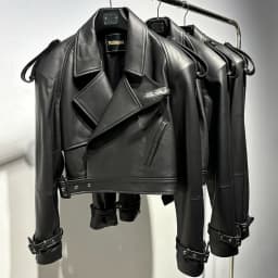 YOLOAgain Women's Real Leather Jacket Sheepskin Coat
