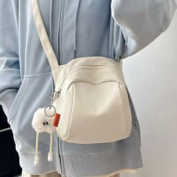 Lightweight and Versatile Nylon Shell Bag for Women, 2026 New Large Capacity Casual Single Shoulder Crossbody Commuting Bag