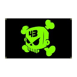 FLAGDOM 90x150cm 3X5FT HNGs Racing Car Flag Polyester Printed Racing Car Banner For Decor
