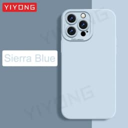 For iPhone16 Pro Max YIYONG Silky Liquid Silicone Soft Cover For iPhone 16 e 16e 15 14 Plus 11 12 13 Mini SE 2 3 2020 2022 Case