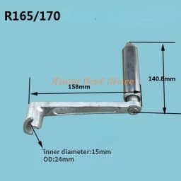 1pcs Diesel Engine Crank Starter Handle for Air-cooled Water-cooled Single-cylinder Diesel Engine Hand Starting Model Handle