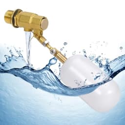 12 Inch Float Valve For Livestock Tank For Pond With Plastic Brass Build And Leak Proof Adjustable Rotation Valve