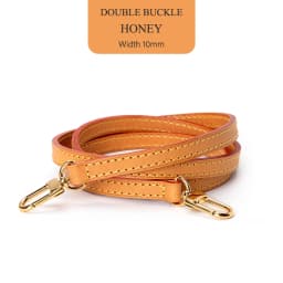CRAZYSMITH Luxury Vegetable Tanned Leather Bag Strap For LV Pochette Underarm Crossbody Shoulder Straps Replacement Accessories