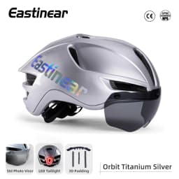 New Pneumatic Bicycle Helmet 3D Shock-Absorbing Lining Ventilated And Breathable Men's And Women's Road Mountain Safety Helmet