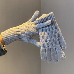 Women's Warm Gloves Winter Touch Screen Plus Fleece Gloves Cold Warm Wool Knitted Gloves Outdoor Coodproof Skiing Snow Mittens