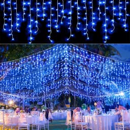 LED Curtain Icicle String Light 220V 5m 96Leds Christmas Garland LED Faiy Xmas Party Garden Stage Outdoor Decorative Light