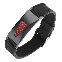 7 in 1 Titanium Silicone Magnetic Energy Armband Power Bio Bracelet Health Pain Relief Magnet Health Bracelet Bangle 3000 Gauss